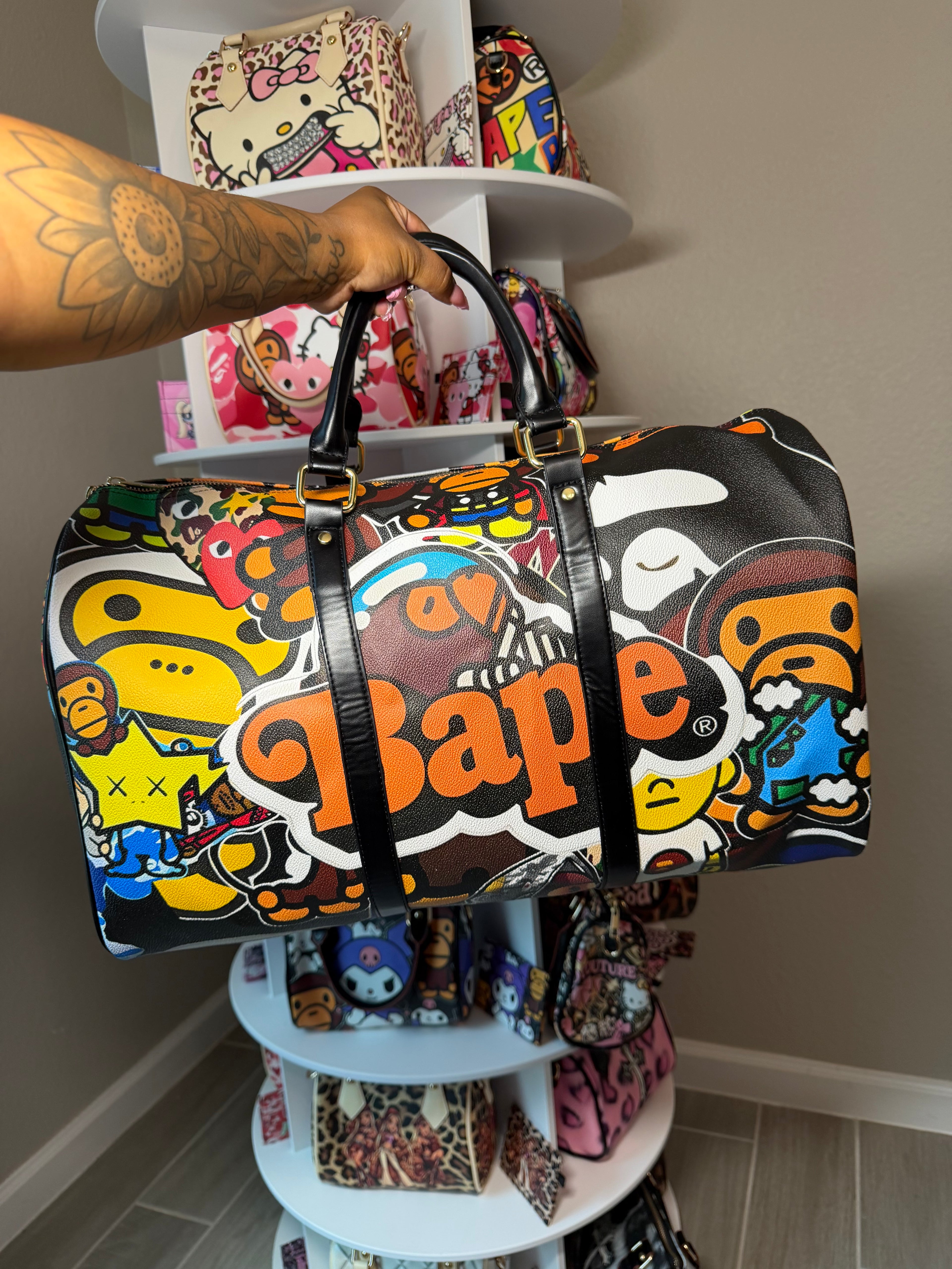 Bape Astronaut x Friends Duffle Bag
