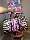 God is Within Her Duffle Bag