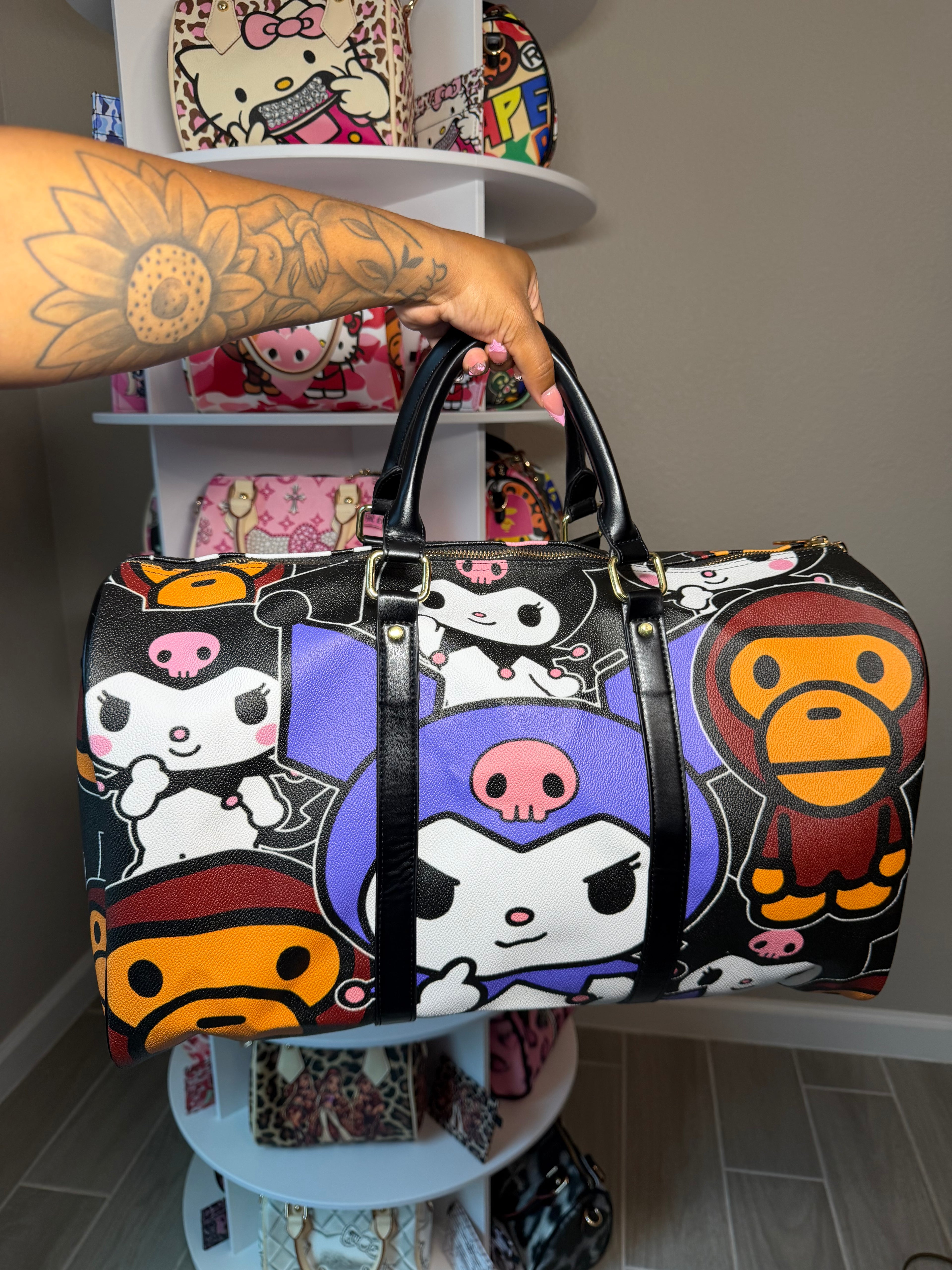 Kuromi Baby Duffle Bag