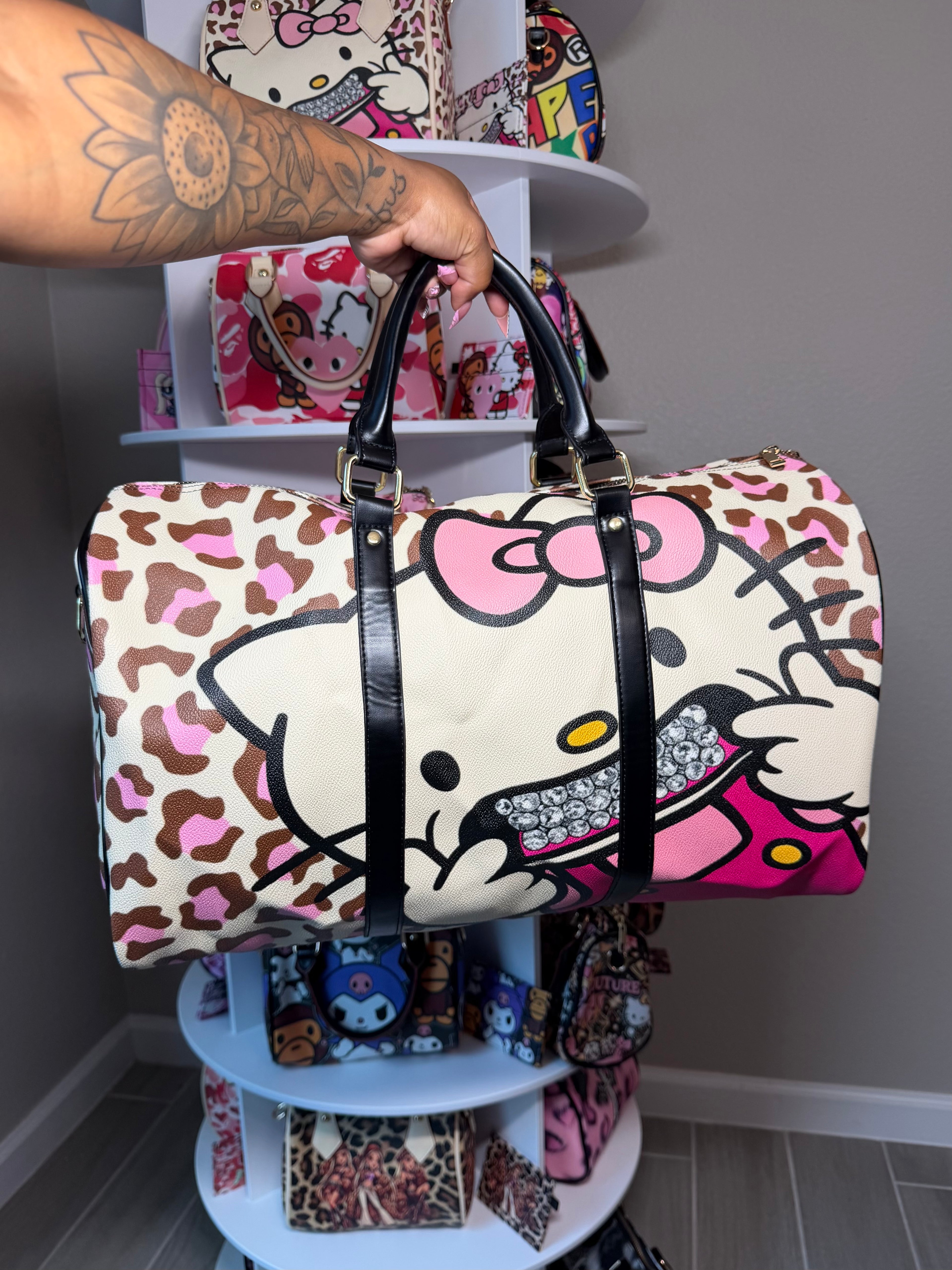 Diamond Grillz Kitty Duffle Bag