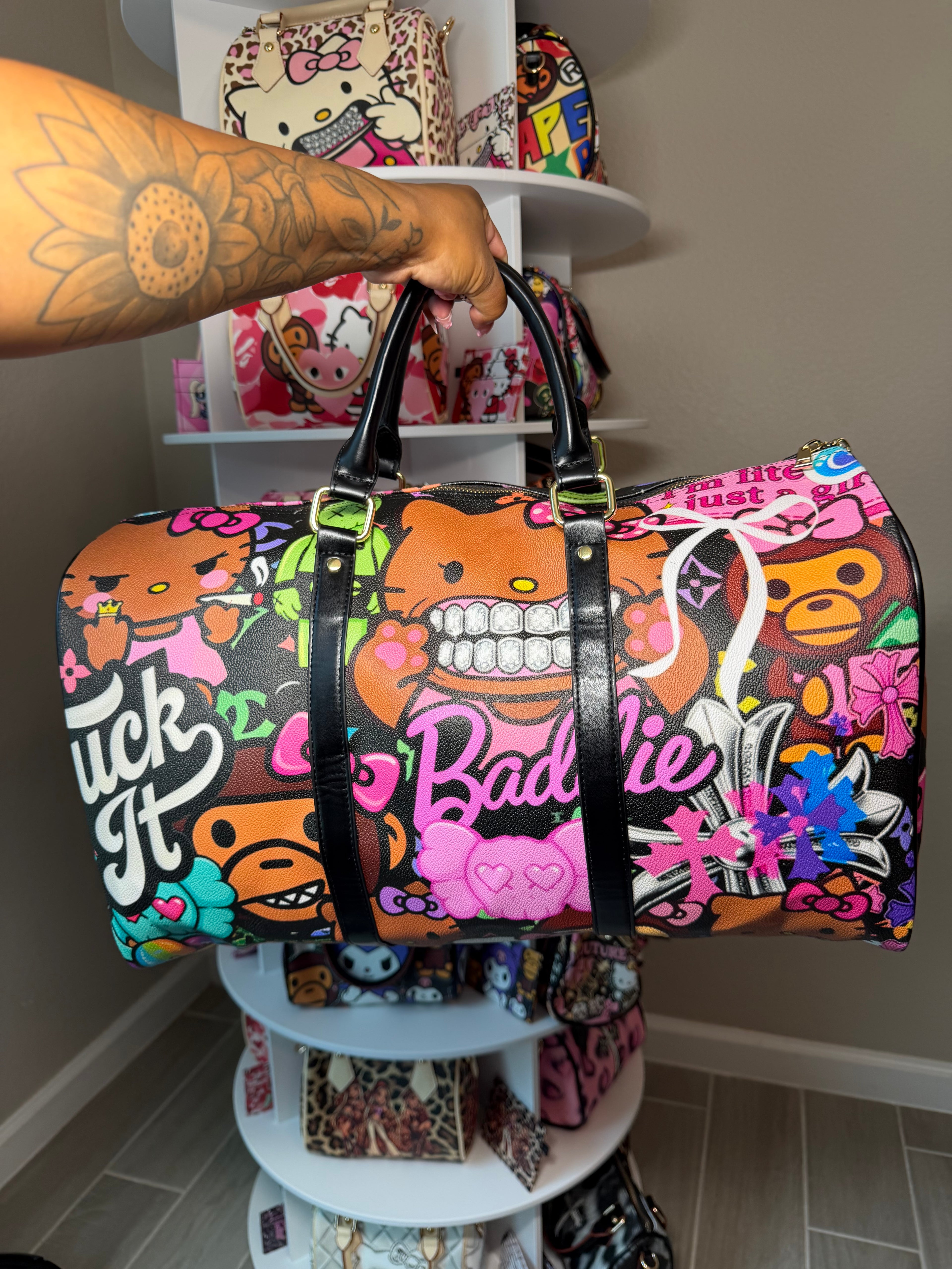 Bad Kitty Kat Duffle Bag